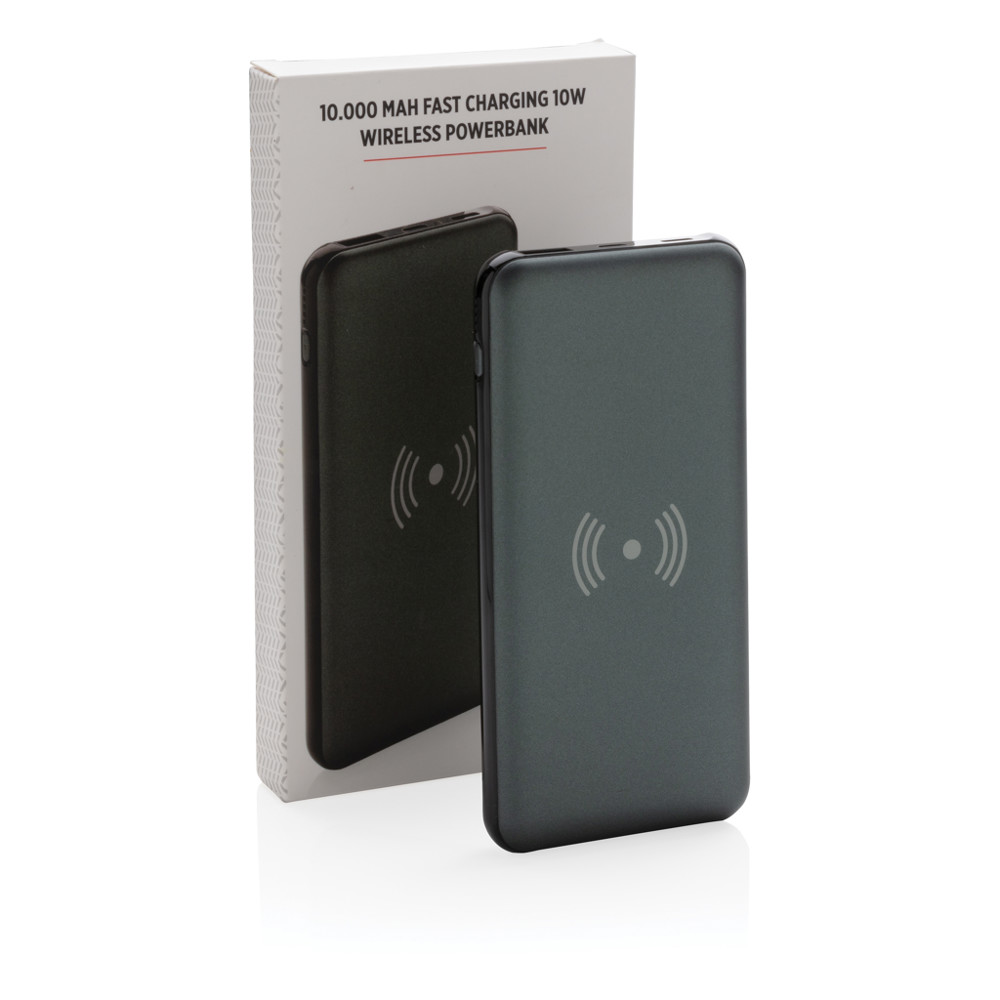 10.000 mAh FastCharging 10W Wireless Powerbank mit PD