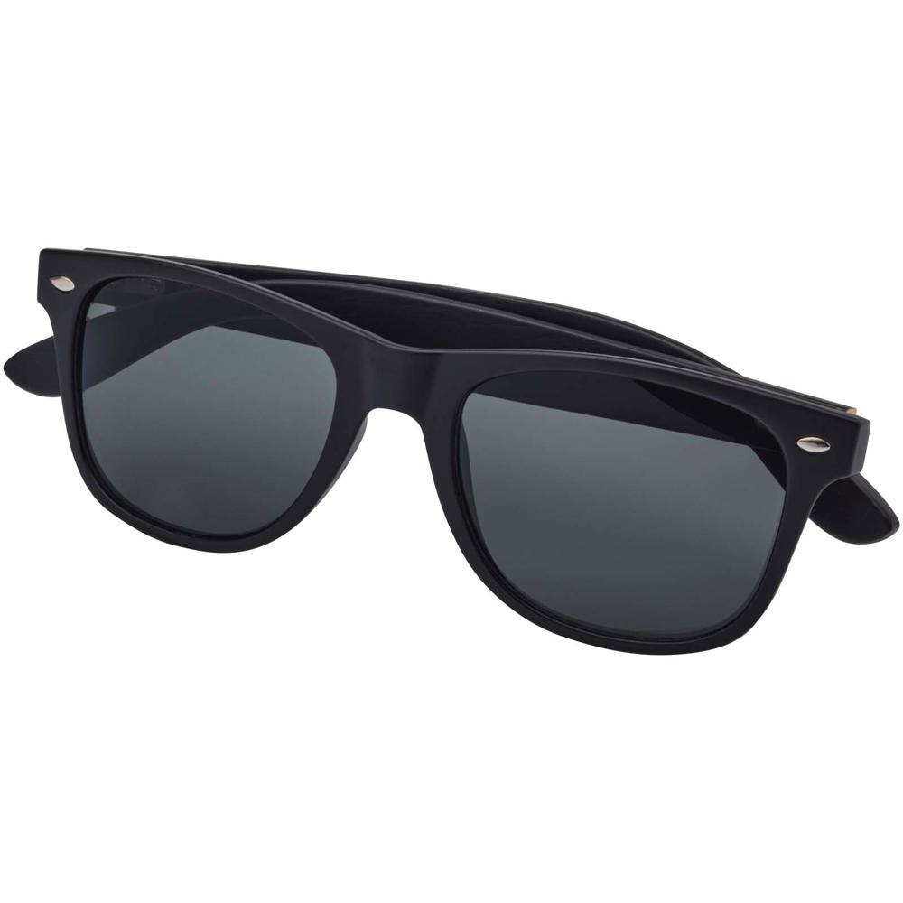 Arlo Bambus Sonnenbrille mit schwarzer Beschichtung