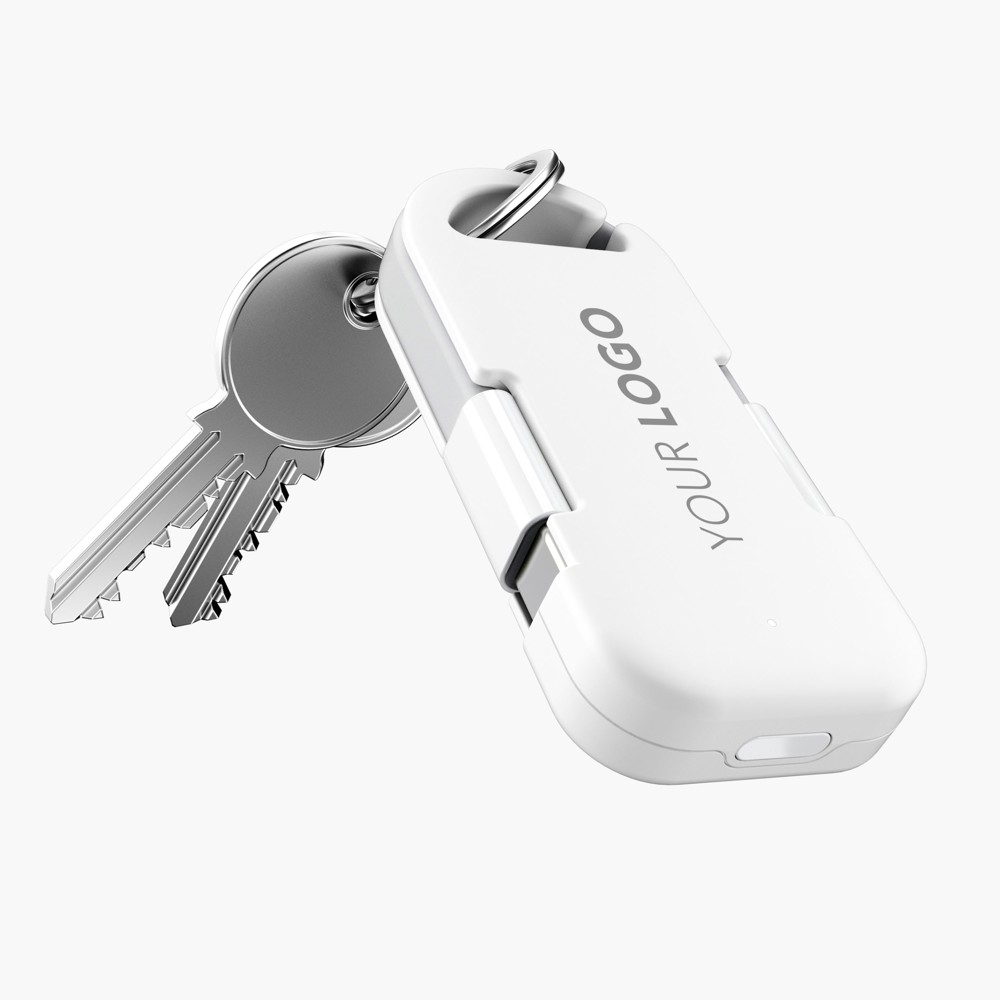 Evergreen Go - Die Powerbank für den Schlüsselbund - Pantone - Weiß