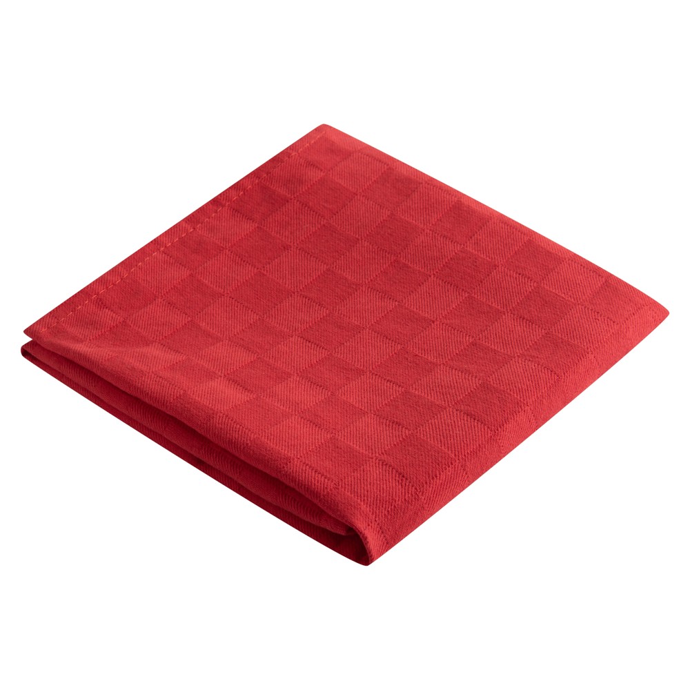 Geschirrtuch 60x50 cm, 270 gr/m² - Rot (PMS 199c) / Rot