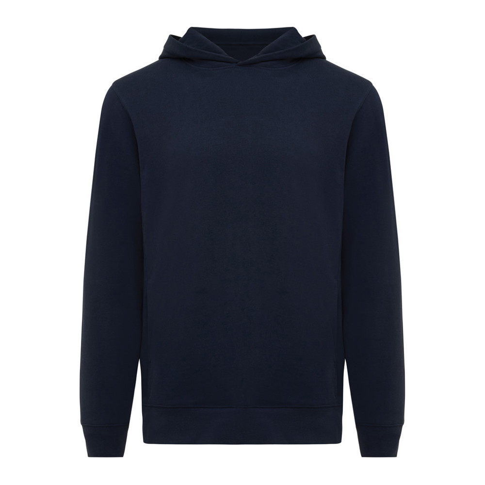 IQONIQ Yengo Hoodie mit Seitentaschen aus rec. Baumwolle - navy blau (± PMS 19-3923TCX)