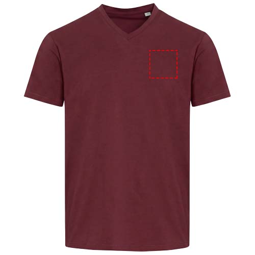 Balfour 200 g/m² Kurzärmeliges T-Shirt V-Ausschnitt Bio Baumwolle (OCS), unisex