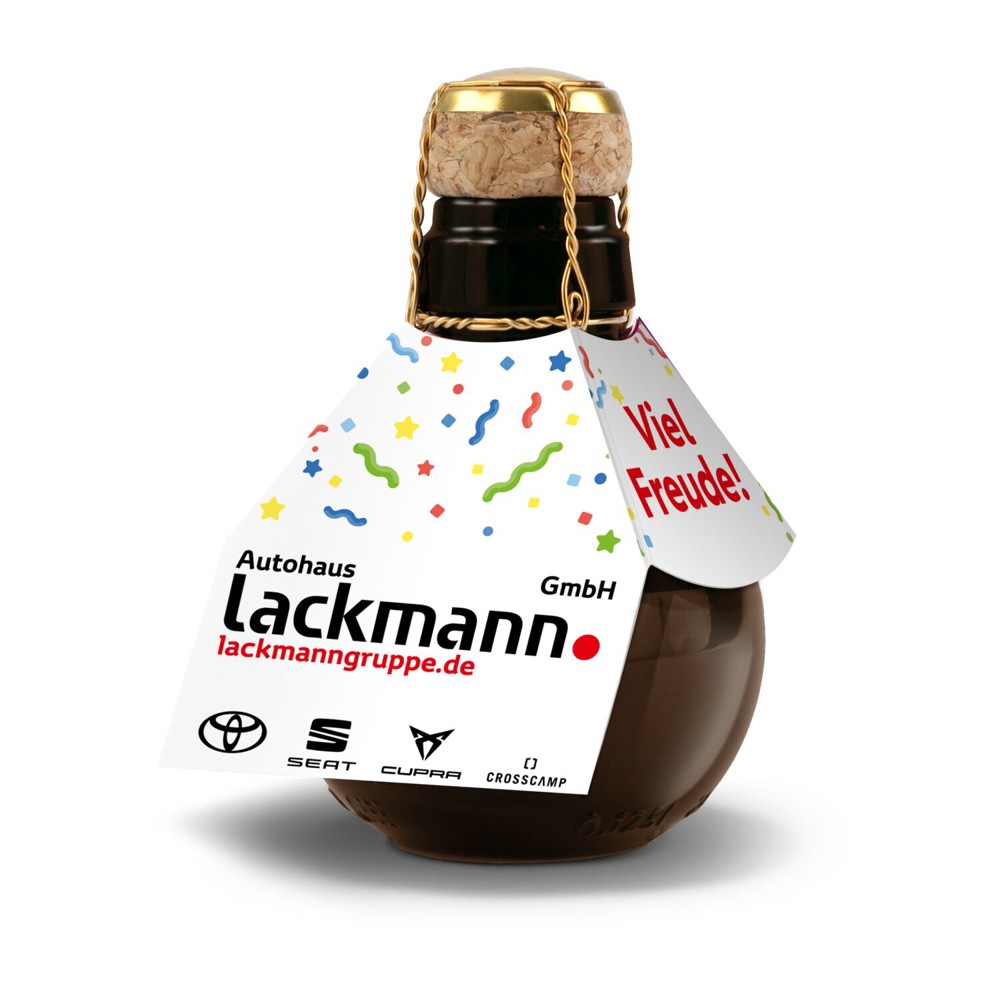 Kleinste Sektflasche der Welt! Frohe Ostern - Ohne Geschenkkarton, 125 ml