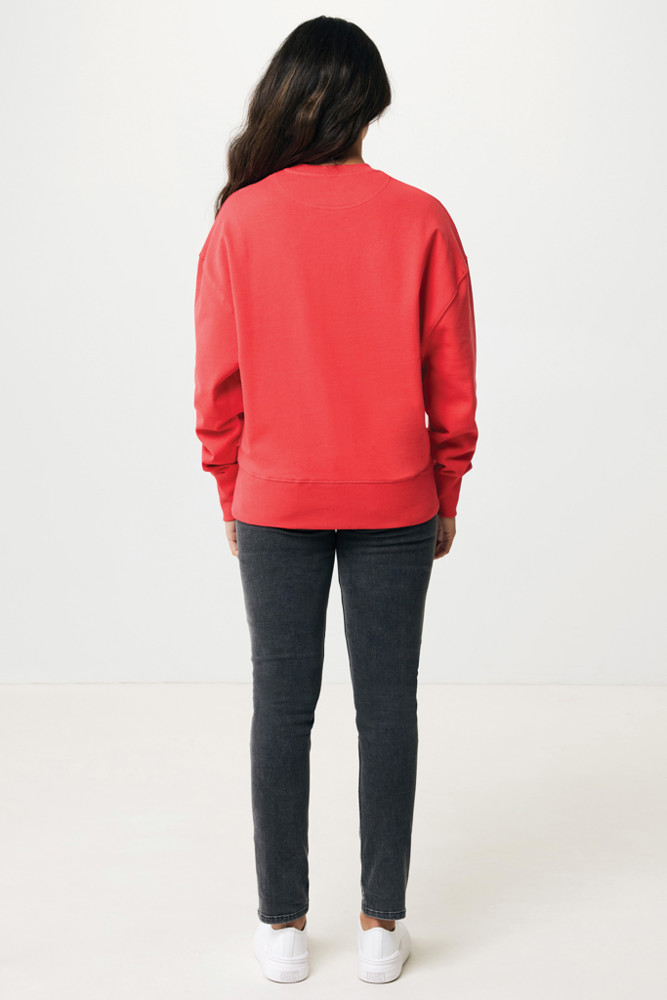 IQONIQ Kruger Relax-Rundhals-Sweater aus recycelt. Baumwolle