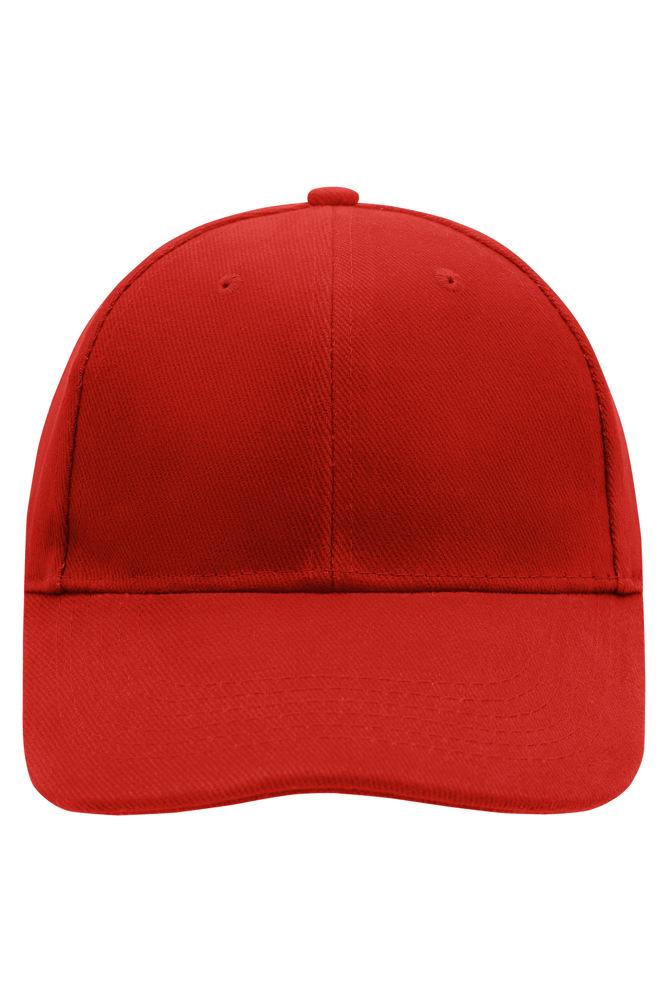 6 Panel Cap Laminated - Red (ca. Pantone 186C)